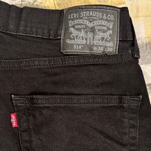 Levi's Men's Dark Gray Slim Straight Jeans